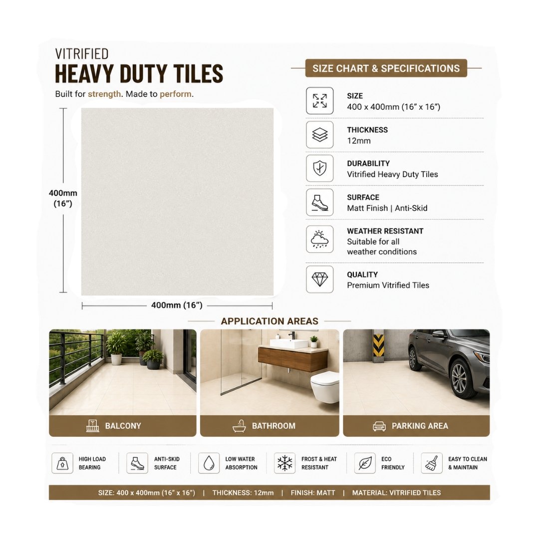 AL 10599 Plain and texture Bathroom Tiles - My Home Studio